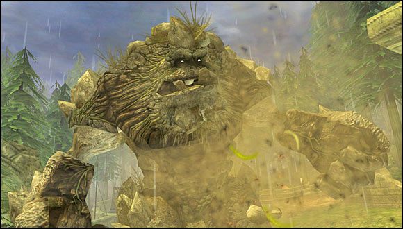 Gdy już będziesz na tej zalesionej wyspie, idź w stronę wyznaczoną przez złoty punkt na mini-mapie - Mazes Request, Find the Archaeologist | Złote Questy w Fable - Fable: Zapomniane Opowieści - poradnik do gry