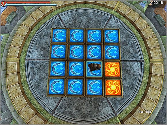 W środku, w komnacie w której znajduje się Serce, rozwiązać będziesz musiał prostą łamigłówkę - The Prophets of the Fire Heart | Złote Questy w Fable Zapomniane Opowieści - Fable: Zapomniane Opowieści - poradnik do gry