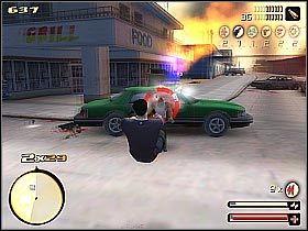 Wracaj do policjanta (screen 1) i przekaż mu zdobytą przesyłkę, aby zaliczyć tę misję - [Point Challenge] Burrito Boost | Total Overdose - Total Overdose: A Gunslingers Tale in Mexico - poradnik do gry