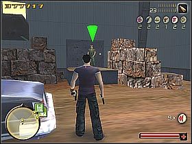 Gdy tylko misja się zacznie wskakuj do zaparkowanego kawałek dalej pick-upa i ruszaj przed siebie - [Point Challenge] Junkyard Race | Total Overdose - Total Overdose: A Gunslingers Tale in Mexico - poradnik do gry