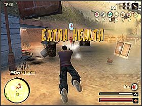 Korzystaj z tego, iż w okolicy znajdują się wybuchowe beczki, do których powinieneś oczywiście strzelać - [7] Escort the trucks | Total Overdose - Total Overdose: A Gunslingers Tale in Mexico - poradnik do gry