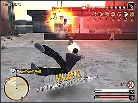 Po zlikwidowaniu znajdujących się w okolicy bandytów wsiądź do dowolnego z zaparkowanych pojazdów i skieruj się w stronę pierwszego zbiornika (screen 1) - [Point Challenge] Rotten Meat | Total Overdose - Total Overdose: A Gunslingers Tale in Mexico - poradnik do gry