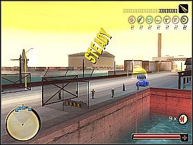 Po zaliczeniu pierwszego checkpointu nie zbaczaj z kursu tylko podążaj do kolejnego - [Point Challenge] Dockland Gate Hunt | Total Overdose - Total Overdose: A Gunslingers Tale in Mexico - poradnik do gry