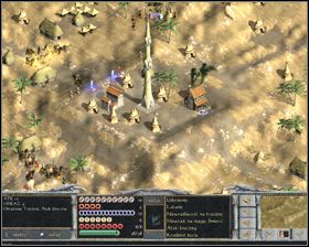 Po drodze zdobywasz jeszcze jedną niewielką osadę (Tadnay ) po drodze, przechodzisz przez most i dysponując przynajmniej dwiema pełnymi armiami bez większych trudności zdobywasz (szczególnie że stolica nie ma w ogóle murów - Misja 4 - Ke-nan, Róg Kesha | Kampania | Age of Wonders Magia Cienia - Age of Wonders: Magia Cienia - poradnik do gry