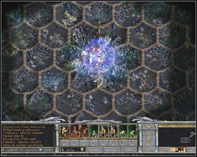 Gdy czekanie się nam znudzi lub zrobimy już wszystko co się da, przechodzimy przez portal i ruszamy na miasto Demonów Cienia - Misja 4 - Ke-nan, Róg Kesha | Kampania | Age of Wonders Magia Cienia - Age of Wonders: Magia Cienia - poradnik do gry