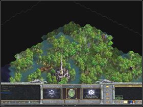 Najpierw czarodzieja wstawiamy do naszego miasta, w mieście zaczynamy od budowy świątyni magii, a herosa i armie łączymy - Misja 8 - Meandor, Pola Urlandu | Kampania | Age of Wonders Magia Cienia - Age of Wonders: Magia Cienia - poradnik do gry