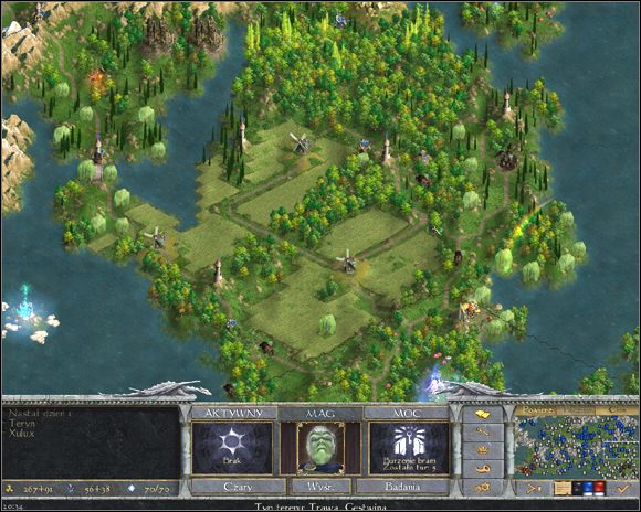 Północny kierunek - główny obszar działania 4 armii - Meandor, Imperium Fobijskie (3) | Kampania | Age of Wonders Magia Cienia - Age of Wonders: Magia Cienia - poradnik do gry