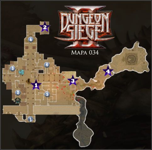 Darthrul; Dzielnica Miecza; Dzielnica Kuszy; Dzielnica Tarczy; Dzielnica Lancy; Dzielnica Herszta; Wylęgarnia durvli; Piwnica pod Darthrul; - 034 Darthrul | Mapy | Dungeon Siege II - Dungeon Siege II - poradnik do gry