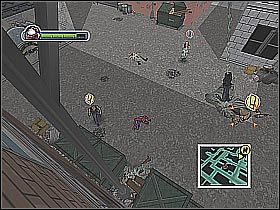Po zlikwidowaniu wszystkich gostków załączy się dodatkowe okno z podpowiedziami (screen 1) - [Opis przejścia] Wstęp cz.3 | Ultimate Spider-Man - Ultimate Spider-Man - poradnik do gry