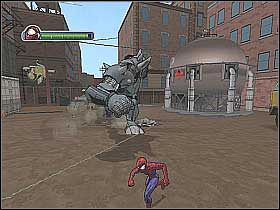 6 - [Opis przejścia] Misja 3 - R.H.I.N.O. cz.2 | Ultimate Spider-Man - Ultimate Spider-Man - poradnik do gry