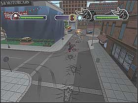 Sama walka nie jest zbyt trudna, przy czym będziesz oczywiście musiał uważać na ataki bossa - [Opis przejścia] Misja 3 - R.H.I.N.O. cz.3 | Ultimate Spider-Man - Ultimate Spider-Man - poradnik do gry