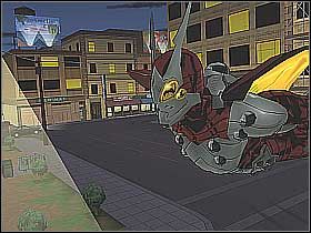 Przed Tobą kolejny pościg, na całe szczęście nieporównywalnie prostszy od tego, z którym miałeś do czynienia w poprzednim etapie gry - [Opis przejścia] Misja 7 - The Beetle cz.1 | Ultimate Spider-Man - Ultimate Spider-Man - poradnik do gry