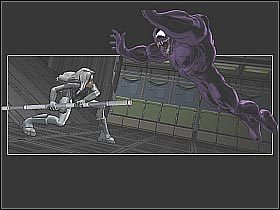 Wspomniana wojowniczka paradoksalnie jest wyjątkowo słaba, więcej problemów sprawią Ci podległe jej odziały - [Opis przejścia] Misja 8 - Silver Sable cz.1 | Ultimate Spider-Man - Ultimate Spider-Man - poradnik do gry
