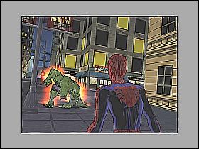 Cały pojedynek przebiega wedle ściśle określonego schematu, który musisz poznać, a następnie do perfekcji opanować - [Opis przejścia] Misja 9 - Green Goblin cz.2 | Ultimate Spider-Man - Ultimate Spider-Man - poradnik do gry