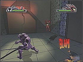 Tak jak już wspomniałem, znajdującymi się w okolicy cywilami nie musisz się zbytnio przejmować (screen 1) - [Opis przejścia] Misja 13 - Carnage cz.2 | Ultimate Spider-Man - Ultimate Spider-Man - poradnik do gry