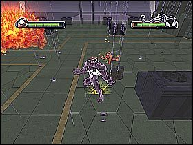 Podobnie jak wcześniej, wykonaj parę błyskawicznych ataków, a następnie skoncentruj się na odpalaniu bezbłędnych uników - [Opis przejścia] Misja 14 - Perfect Venom - FINAŁ | Ultimate Spider-Man - Ultimate Spider-Man - poradnik do gry