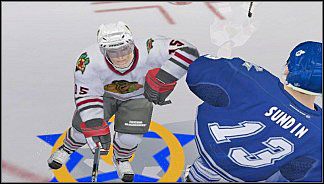 Nadmierna i częsta gra łokciem kończy się karą 2 minut spędzonych na ławce kar - Faule | Podstawowe zasady gry | NHL 06 - NHL 06 - poradnik do gry