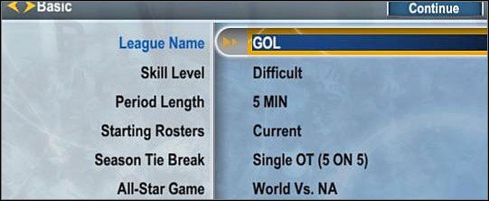 Ustawmy najpierw opcje - Początek | Dynasty Mode | NHL 06 - NHL 06 - poradnik do gry