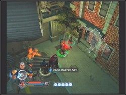 Na lewo od wejścia znajduje się Tech Station Energy (+40 max Energy) - [Opis przejścia] Akt 4 cz.2 - X-Men Legends II: Rise of Apocalypse - poradnik do gry