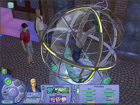 Dla Simów o spokojniejszym usposobieniu są muzea, restauracje i stoliki brydżowe , a dla towarzyskich miłośników sportu - kręgielnie - Przewodnik nocnego łazika | Nocne życie Simów | The Sims 2 Nocne Życie - The Sims 2: Nocne Życie - poradnik do gry