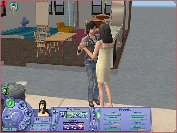 By randka stała się szczególnie gorąca, potrzebne jest podwójne łóżko, kanapa, samochód czy duża wanna z hydromasażem - Randki | Nocne życie Simów | The Sims 2 Nocne Życie - The Sims 2: Nocne Życie - poradnik do gry