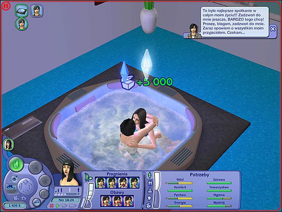 Romans pielęgnowany należycie owocuje kosztownymi prezentami i kwiatami - Randki | Nocne życie Simów | The Sims 2 Nocne Życie - The Sims 2: Nocne Życie - poradnik do gry