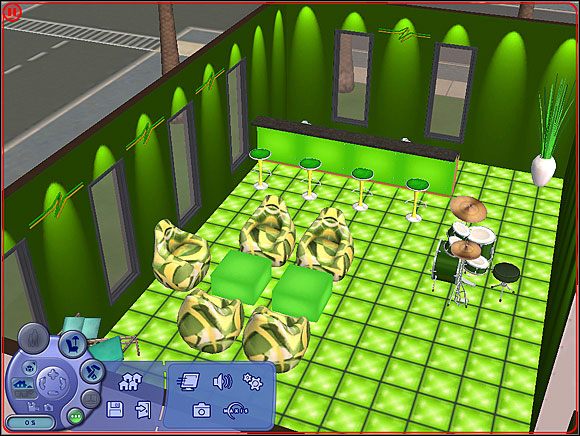 Nowoczesny bar dla przybyszów z dalekich prowincji kosmosu. - Poradnik do gry - Restauracje w różnych stylach | The Sims 2 Nocne Życie - The Sims 2: Nocne Życie - poradnik do gry