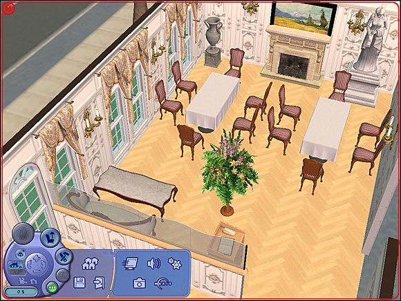 Snobistyczna restauracja rokokowa. - Poradnik do gry - Restauracje w różnych stylach | The Sims 2 Nocne Życie - The Sims 2: Nocne Życie - poradnik do gry
