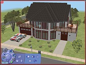 Wzniesienie, na którym ma powstać parkiet, należy zbudować przed otoczeniem go ścianami - Sztuczki architektoniczne | The Sims 2 Nocne Życie - The Sims 2: Nocne Życie - poradnik do gry