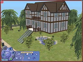 Po odpowiednim przekształceniu terenu należy zacząć od zbudowania mostków - Sztuczki architektoniczne | The Sims 2 Nocne Życie - The Sims 2: Nocne Życie - poradnik do gry