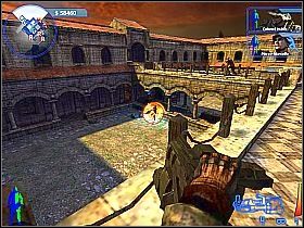 Skieruj się na dół (uważając na ostrzał czołgu), poczekaj aż przydzielony inżynier naprawi mecha, po czym wejdź do niego i zniszcz pobliski pojazd pancerny - Misja 9b - Opór | Opis przejścia | Bet on Soldier Krwawy Sport - Bet on Soldier: Krwawy Sport - poradnik do gry