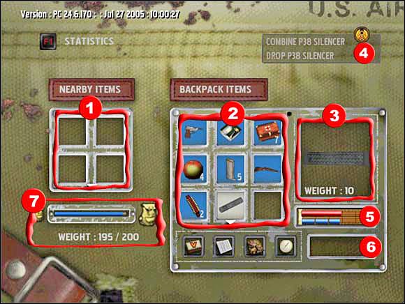 1 - Ekwipunek - II Wojna Światowa: Pilot Down - Na Tyłach Wroga - poradnik do gry
