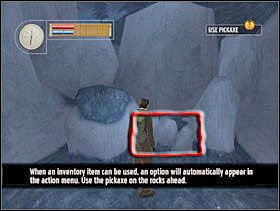 kilofem rozbijamy dolne kamienie... - [Solucja] CRASH SITE cz.1 - II Wojna Światowa: Pilot Down - Na Tyłach Wroga - poradnik do gry