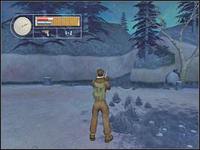 ...najpierw idziemy w prawo by wykonać misję dodatkową. - [Solucja] CRASH SITE cz.2 - II Wojna Światowa: Pilot Down - Na Tyłach Wroga - poradnik do gry