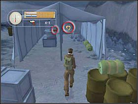 Idziemy do namiotu. Zabieramy sekret i apteczkę. Teraz możemy w spokoju zakończyć poziom (udać się na pokazaną na cut-scence ścieżkę). - [Solucja] CRASH SITE cz.3 - II Wojna Światowa: Pilot Down - Na Tyłach Wroga - poradnik do gry