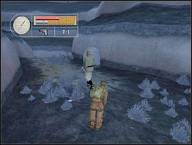 Czekamy aż niemiecki żołnierz nas minie i ruszamy za nim. - [Solucja] LUMBERYARD cz.1 - II Wojna Światowa: Pilot Down - Na Tyłach Wroga - poradnik do gry