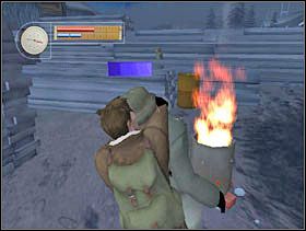 Szybko dusimy pierwszego, upuszczamy go... - [Solucja] LUMBERYARD cz.1 - II Wojna Światowa: Pilot Down - Na Tyłach Wroga - poradnik do gry