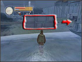 Niemcy schowają się za kłodami przy ognisku. My tymczasem przeprawiamy się przez rzekę w taki sposób, by sterta skrzynek stała na ich linii strzału. Wychylamy się zza skrzynek i likwidujemy przeciwników strzałami w głowę. - [Solucja] LUMBERYARD cz.4 - II Wojna Światowa: Pilot Down - Na Tyłach Wroga - poradnik do gry