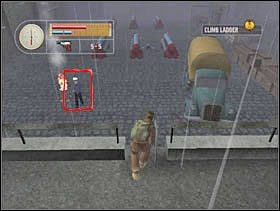 Marynarz stojący przy ognisku usłyszy strzał, ale jeśli nas nie zobaczy odwróci się z powrotem i wtedy będzie nasza kolej by działać. Jeśli jednak nas zobaczy to szybko biegniemy do poprzedniego ogniska. Tam czekamy, aż alarm ucichnie. - [Solucja] DOCKYARD cz.2 - II Wojna Światowa: Pilot Down - Na Tyłach Wroga - poradnik do gry