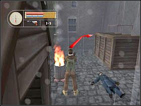 Wychodzimy z budynku i idziemy do windy. - [Solucja] DOCKYARD cz.2 - II Wojna Światowa: Pilot Down - Na Tyłach Wroga - poradnik do gry