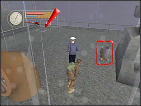 Likwidujemy go. Następnie ogrzewamy się przy ognisku i schodzimy po drabinie do doku. - [Solucja] DOCKYARD cz.3 - II Wojna Światowa: Pilot Down - Na Tyłach Wroga - poradnik do gry