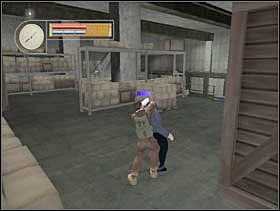 likwidujemy go i zaciągamy za kartony za którymi do niedawna staliśmy. - [Solucja] DOCKYARD cz.3 - II Wojna Światowa: Pilot Down - Na Tyłach Wroga - poradnik do gry