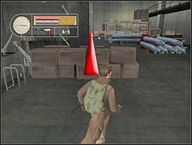 Biegniemy do końca hali i schodzimy po drabinie. - [Solucja] DOCKYARD cz.4 - II Wojna Światowa: Pilot Down - Na Tyłach Wroga - poradnik do gry