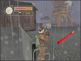 Po drugiej stronie wchodzimy po jednej drabinie, oglądamy filmik z nowym samochodem Hitlera, wchodzimy po drugiej drabinie i biegniemy w stronę labiryntu... - [Solucja] DOCKYARD cz.5 - II Wojna Światowa: Pilot Down - Na Tyłach Wroga - poradnik do gry