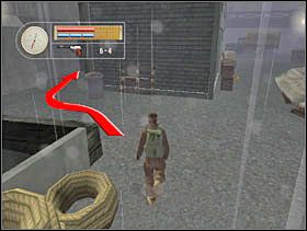 Wracamy na górę i idziemy za budynek. - [Solucja] DOCKYARD cz.7 - II Wojna Światowa: Pilot Down - Na Tyłach Wroga - poradnik do gry