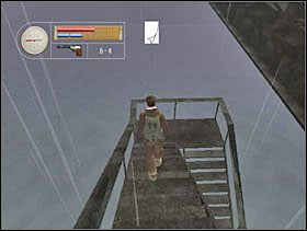 Zbiegamy po schodach, zjeżdżamy po drabinie i... to koniec misji. - [Solucja] DOCKYARD cz.8 - II Wojna Światowa: Pilot Down - Na Tyłach Wroga - poradnik do gry