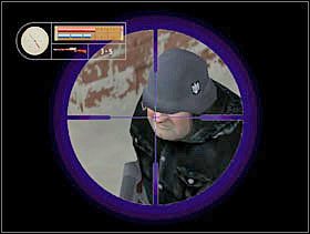 Wybuch zwabia jednego Niemca. Podchodzimy do barierki i likwidujemy go ze snajperki. - [Solucja] INDUSTRIAL DISTRICT cz.3 - II Wojna Światowa: Pilot Down - Na Tyłach Wroga - poradnik do gry