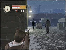 Wychylamy się i oddajemy strzał w głowę żołnierza. Natychmiast po strzale się chowamy. - [Solucja] INDUSTRIAL DISTRICT cz.3 - II Wojna Światowa: Pilot Down - Na Tyłach Wroga - poradnik do gry