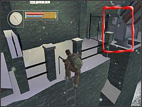 Używamy korby na dźwigu. - [Solucja] INDUSTRIAL DISTRICT cz.4 - II Wojna Światowa: Pilot Down - Na Tyłach Wroga - poradnik do gry