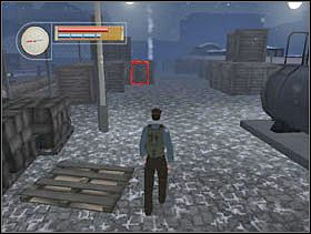 Kierujemy się na strugę dymu. W pewnym momencie zatrzymujemy się przy skrzyniach i... - [Solucja] TRAIN DEPOT cz.2 - II Wojna Światowa: Pilot Down - Na Tyłach Wroga - poradnik do gry